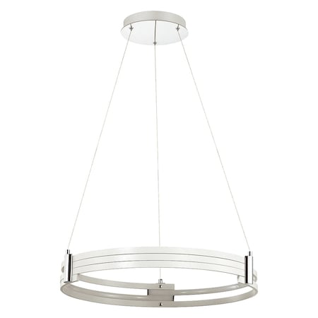 Dainolite 24In. Led Pendant Matte White Finish 722-LEDP24-MW